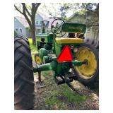 Vintage 1948 John Deere Model "A" Narrow Front Tractor