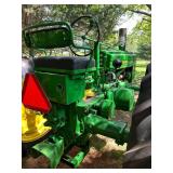 Vintage 1949 John Deere Tractor Model "A" with Wide Front-End Styling