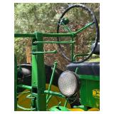 Vintage 1949 John Deere Tractor Model "A" with Wide Front-End Styling