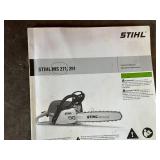 STIHL MS 271 Chainsaw with Accessories and Bar Oil