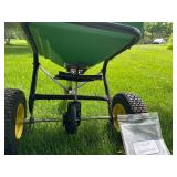 John Deere Tow Behind Broadcast Spreader with Manual