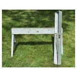 Galvanized Metal Sawhorse by Federal Industries