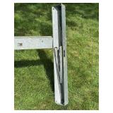 Galvanized Metal Sawhorse by Federal Industries