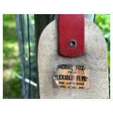 Lot of 3 Sleds: Flexible Flyer F021 and Two Plastic Toboggans