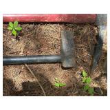 Set of 3 Heavy-Duty Pick Ax, Maul and Splitting Maul with Wooden Handles