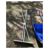 Collection of Snow Removal Tools with Aluminum Snow Pusher