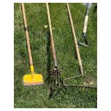 Collection of 12 Various Garden Hand Tools