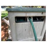 Set of 2 Hose Reels with Storage Box and a Portable Hose Reel with Hoses