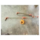 Lot of 2 Manual Drain Cleaners with Flexible Snakes