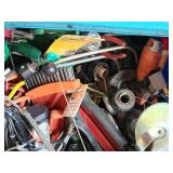 Assortment of Hand Tools and Accessories in Storage Box