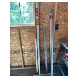 T-Square, Metal Yard Sticks, and Sheet Rock Cutter Tools