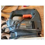 Collection of Vintage and Modern Drills with Red Vice