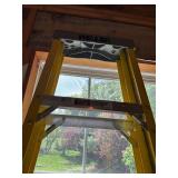 Keller Professional Grade Fiberglass Step Ladder 8ft and Wood Ladder