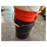 Collection of 13 Heavy-Duty Utility Buckets with Handles