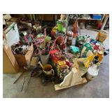 Large Collection of Garden Accessories, Seasonal Yard Decorations, and Lawn/Garden Care