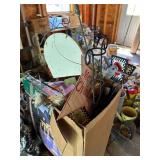 Large Collection of Garden Accessories, Seasonal Yard Decorations, and Lawn/Garden Care