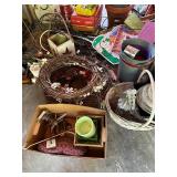 Large Collection of Garden Accessories, Seasonal Yard Decorations, and Lawn/Garden Care