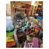 Large Collection of Garden Accessories, Seasonal Yard Decorations, and Lawn/Garden Care