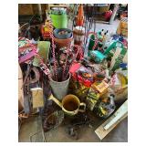 Large Collection of Garden Accessories, Seasonal Yard Decorations, and Lawn/Garden Care