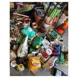 Large Collection of Garden Accessories, Seasonal Yard Decorations, and Lawn/Garden Care