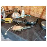 Lot of Vintage Industrial Trouble Lights with Retractable Cord Reels