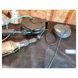 Lot of Vintage Industrial Trouble Lights with Retractable Cord Reels