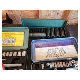 Lot of 3 Socket Wrench Sets with Various Sizes