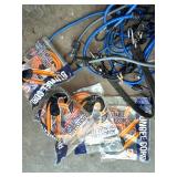 Collection of Bungee Cords and Adjustable Cord with Black Bucket