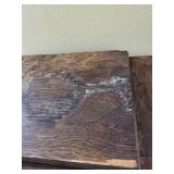 Antique Treadle Sewing Machine Table with Cast Iron Base