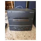 JVC UX-1 Micro Component System with Speakers and Cassette Collection