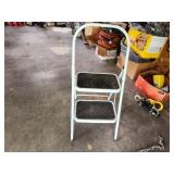 Metal Folding Step Stool with Dual Steps