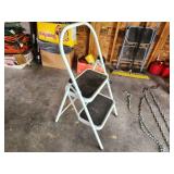 Metal Folding Step Stool with Dual Steps