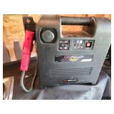 Automotive Battery Jump Starter, Battery Charger, and Hydraulic Jack Set