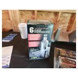 Automotive Battery Jump Starter, Battery Charger, and Hydraulic Jack Set