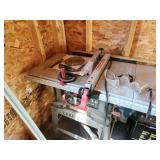 Craftsman Table Saw with Stand and Safety Gear