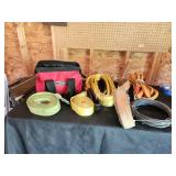 Collection of Industrial Straps and Tool Bag