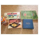 Collection of 5 Board Games - Monopoly, Tripoley, Challenge Yahtzee, Jenga, and Isaac Britell Set
