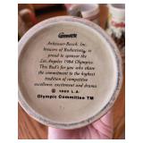 Set of 3 Budweiser Collectible Steins - Los Angeles 1984 Olympics & Clydesdales Design