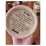 Set of 3 Budweiser Collectible Steins - Los Angeles 1984 Olympics & Clydesdales Design