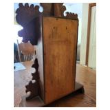 Antique Wooden Mantel Clock with Roman Numerals