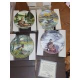 Edwin M. Knowles Duck Plate Collection by Bart Jerner - Set of 4