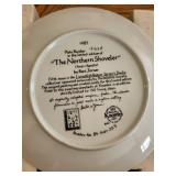 Set of 4 Limited Edition Bradford Exchange Duck Plates with Frames