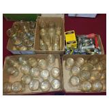 Collection of Vintage Mason Jars and Lids