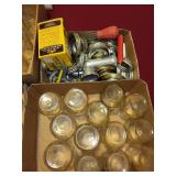 Collection of Vintage Mason Jars and Lids