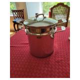 Emeril 8 Quart Stainless Steel Stock Pot with Steamer Insert