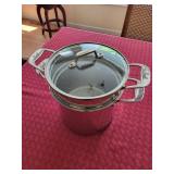 Emeril 8 Quart Stainless Steel Stock Pot with Steamer Insert