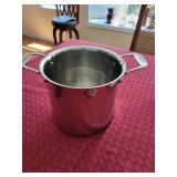 Emeril 8 Quart Stainless Steel Stock Pot with Steamer Insert