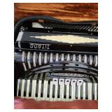 Titano Accordion with Case and Traficante Accordion Band Series Sheet Music