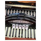 Titano Accordion with Case and Traficante Accordion Band Series Sheet Music