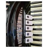 Titano Accordion with Case and Traficante Accordion Band Series Sheet Music